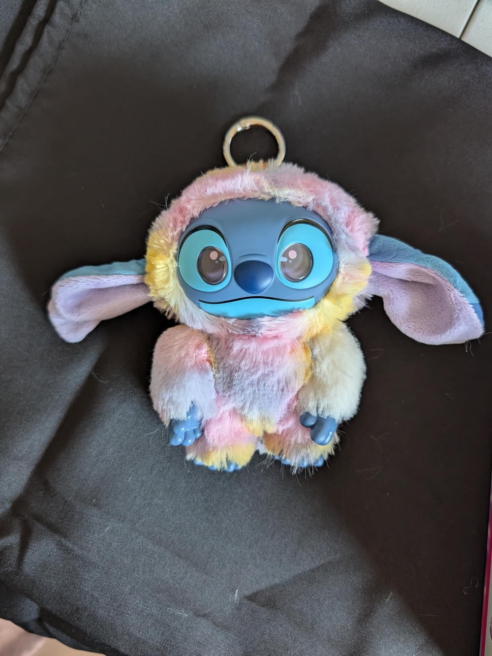 Disney Stitch Snow Cone Swirl Plush Bag Clip